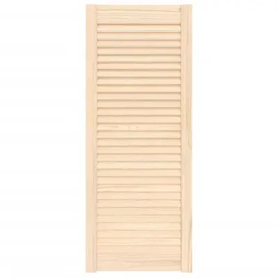 vidaXL Vrata za omarico z letvicami 99,3x39,4 cm trdna borovina