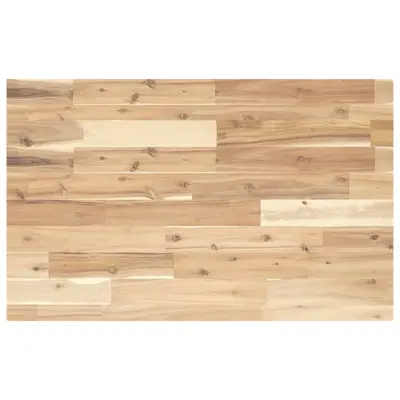 vidaXL Kopalniški pult neobdelan 100x50x4 cm trden akacijev les