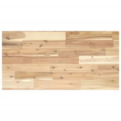 vidaXL Kopalniški pult neobdelan 80x40x2 cm trden akacijev les