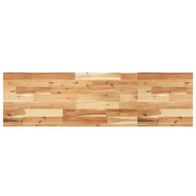 vidaXL Kopalniški pult oljni premaz 140x40x4 cm trden akacijev les