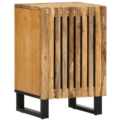 vidaXL Kopalniška omarica 38x34x58 cm trden robusten mango
