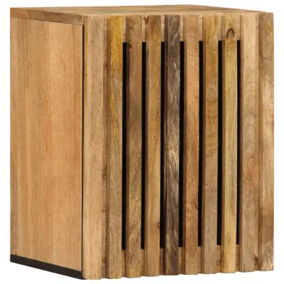 vidaXL Stenska kopalniška omarica 38x34x48 cm trden robusten mango