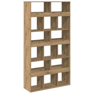 vidaXL Knjižna omara artisan hrast 100x33x187,5 cm inženirski les