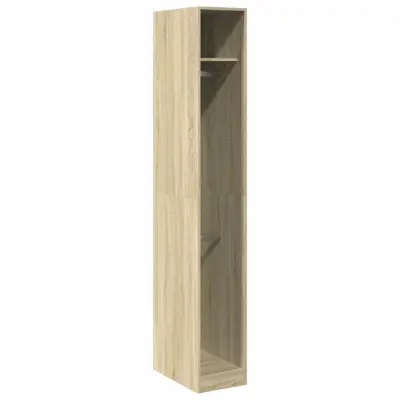 vidaXL Garderobna omara sonoma hrast 30x50x200 cm inženirski les
