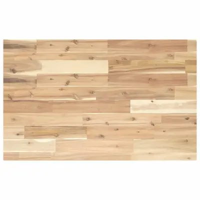 vidaXL Kopalniški pult neobdelan 80x50x4 cm trden akacijev les