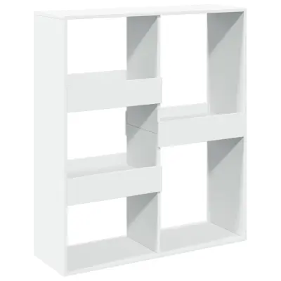 vidaXL Pregrada za prostor bela 100x33x115 cm inženirski les