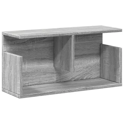 vidaXL Stenska omarica 60x20x30 cm siva sonoma inženirski les