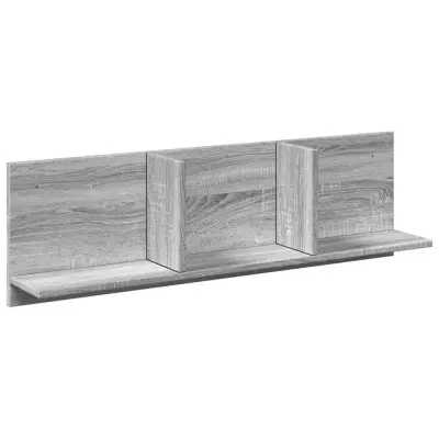 vidaXL Stenska omarica 100x16,5x30 cm siva sonoma inženirski les