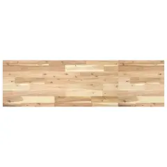 vidaXL Kopalniški pult neobdelan 140x40x2 cm trden akacijev les