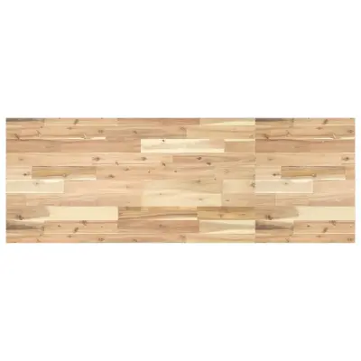 vidaXL Kopalniški pult neobdelan 140x50x2 cm trden akacijev les