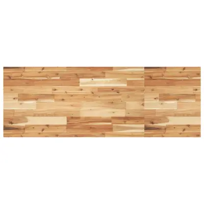vidaXL Kopalniški pult oljni premaz 120x50x2 cm trden akacijev les