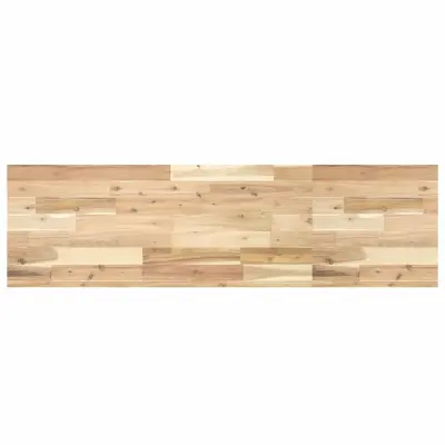 vidaXL Kopalniški pult neobdelan 120x40x4 cm trden akacijev les