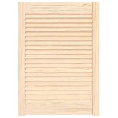 vidaXL Vrata za omarico z letvicami 69x49,4 cm trdna borovina