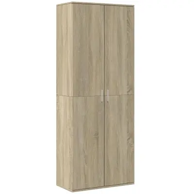 vidaXL Visoka omara sonoma hrast 70x35x180 cm inženirski les