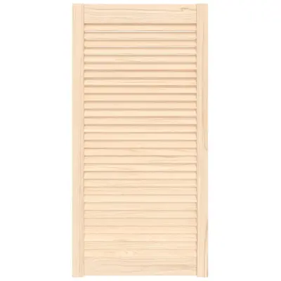 vidaXL Vrata za omarico z letvicami 99,3x49,4 cm trdna borovina