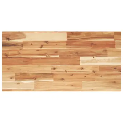 vidaXL Kopalniški pult oljni premaz 80x40x2 cm trden akacijev les