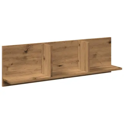 vidaXL Stenska omarica 100x16,5x30 cm artisian hrast inženirski les