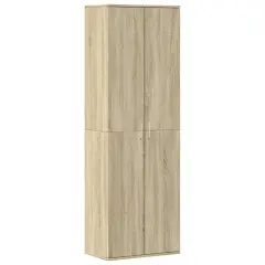 vidaXL Visoka omarica sonoma hrast 60x35x180 cm inženirski les
