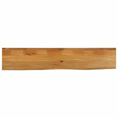 vidaXL Mizna plošča z naravnim robom 160x30x2,5 cm trden mangov les
