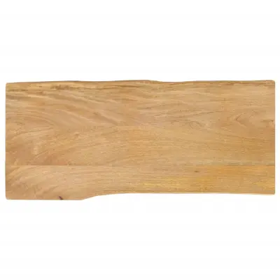 vidaXL Mizna plošča 100x40x3,8 cm naraven rob trden mangov les