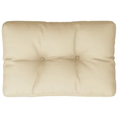 vidaXL Blazina za kavč iz palet bež 60x40x12 cm
