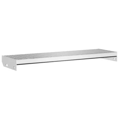 vidaXL Stopnica z rešetko 80x24x7 cm pocinkano jeklo