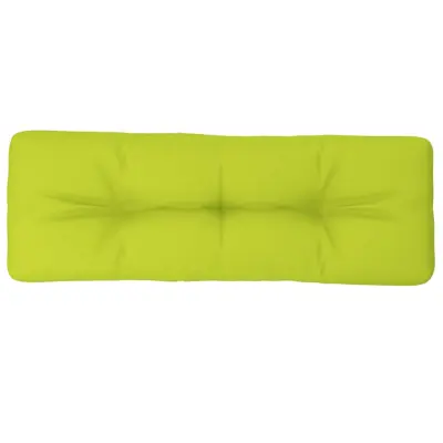 vidaXL Blazina za kavč iz palet svetlo zelena 120x40x12 cm