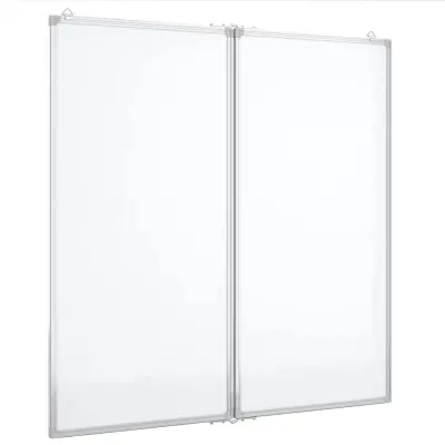 vidaXL Magnetna tabla zložljiva 80x80x1,7 cm aluminij