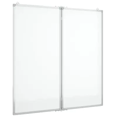 vidaXL Magnetna tabla zložljiva 80x80x1,7 cm aluminij