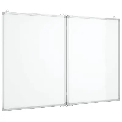 vidaXL Magnetna tabla zložljiva 120x80x1,7 cm aluminij