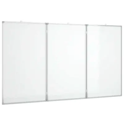vidaXL Magnetna tabla zložljiva 120x80x1,7 cm aluminij