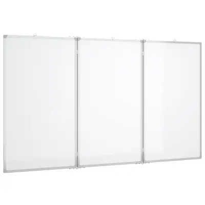vidaXL Magnetna tabla zložljiva 120x80x1,7 cm aluminij