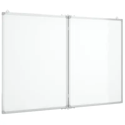 vidaXL Magnetna tabla zložljiva 100x80x1,7 cm aluminij