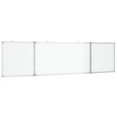 vidaXL Magnetna tabla zložljiva 200x50x1,7 cm aluminij