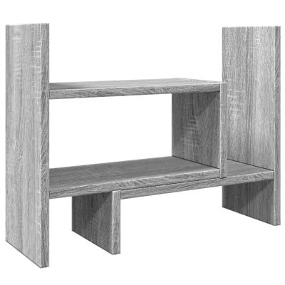 vidaXL Organizator za pisalno mizo siva sonoma 38,5x17x39 cm