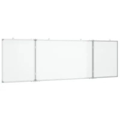 vidaXL Magnetna tabla zložljiva 160x60x1,7 cm aluminij