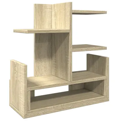 vidaXL Organizator za pisalno mizo sonoma hrast 49x20x52,5 cm inž. les