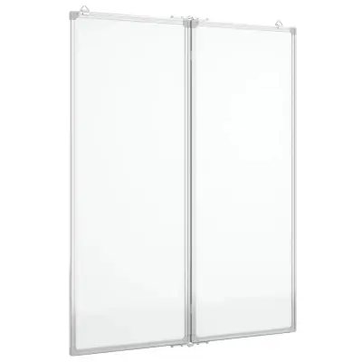 vidaXL Magnetna tabla zložljiva 80x100x1,7 cm aluminij
