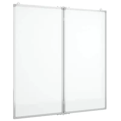 vidaXL Magnetna tabla zložljiva 100x100x1,7 cm aluminij