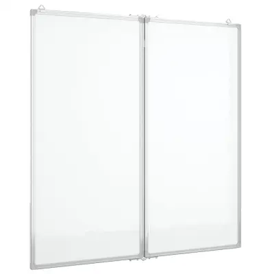 vidaXL Magnetna tabla zložljiva 100x100x1,7 cm aluminij