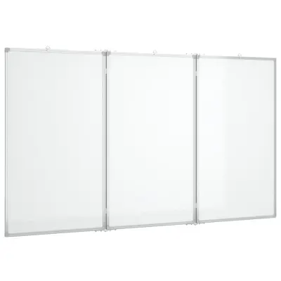 vidaXL Magnetna tabla zložljiva 150x80x1,7 cm aluminij