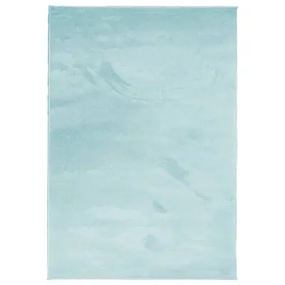 vidaXL Preproga OVIEDO s kratkimi vlakni zelena 200x200 cm