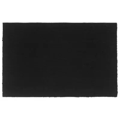 vidaXL Predpražnik črne barve 65x100 cm kokosova vlakna