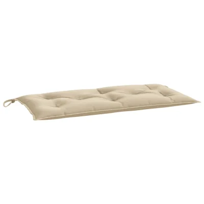 vidaXL Blazina za vrtno klop bež 110x50x7 cm oxford tkanina