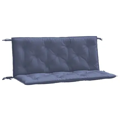 vidaXL Blazina za vrtno klop 2 kosa modra 120x50x7 cm oxford tkanina