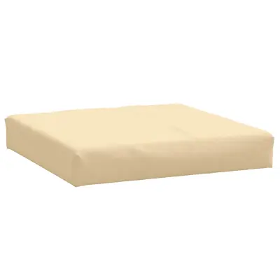vidaXL Blazina za palete melanž bež 60x60x10 cm blago