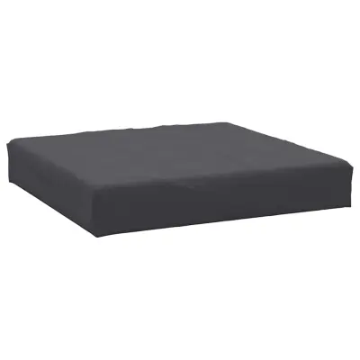 vidaXL Talna blazina za paleto 60x60x9,5 cm antracitno blago