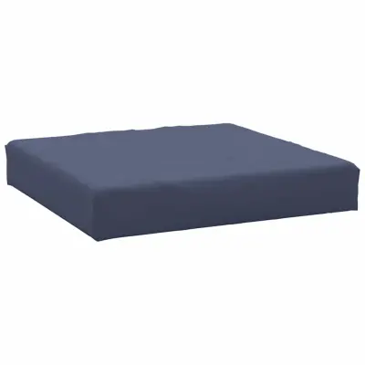 vidaXL Blazina za palete mornarsko modra 60x60x9,5 cm oxford tkanina