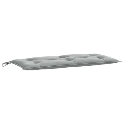 vidaXL Blazina za vrtno klop melanž svetlo siva 100x50x7 cm blago