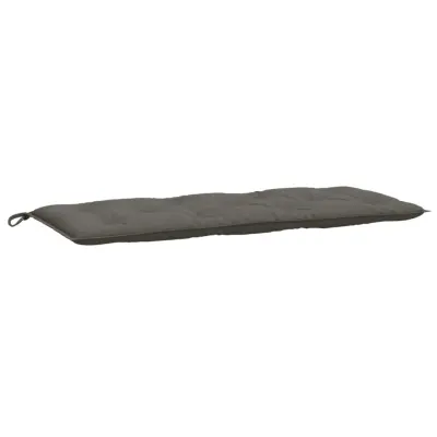 vidaXL Blazina za vrtno klop melanž temno siva 120x50x7 cm blago